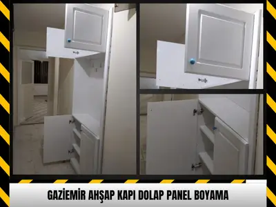 Gaziemir Ahşap Kapı, Dolap ve Panel Boyama